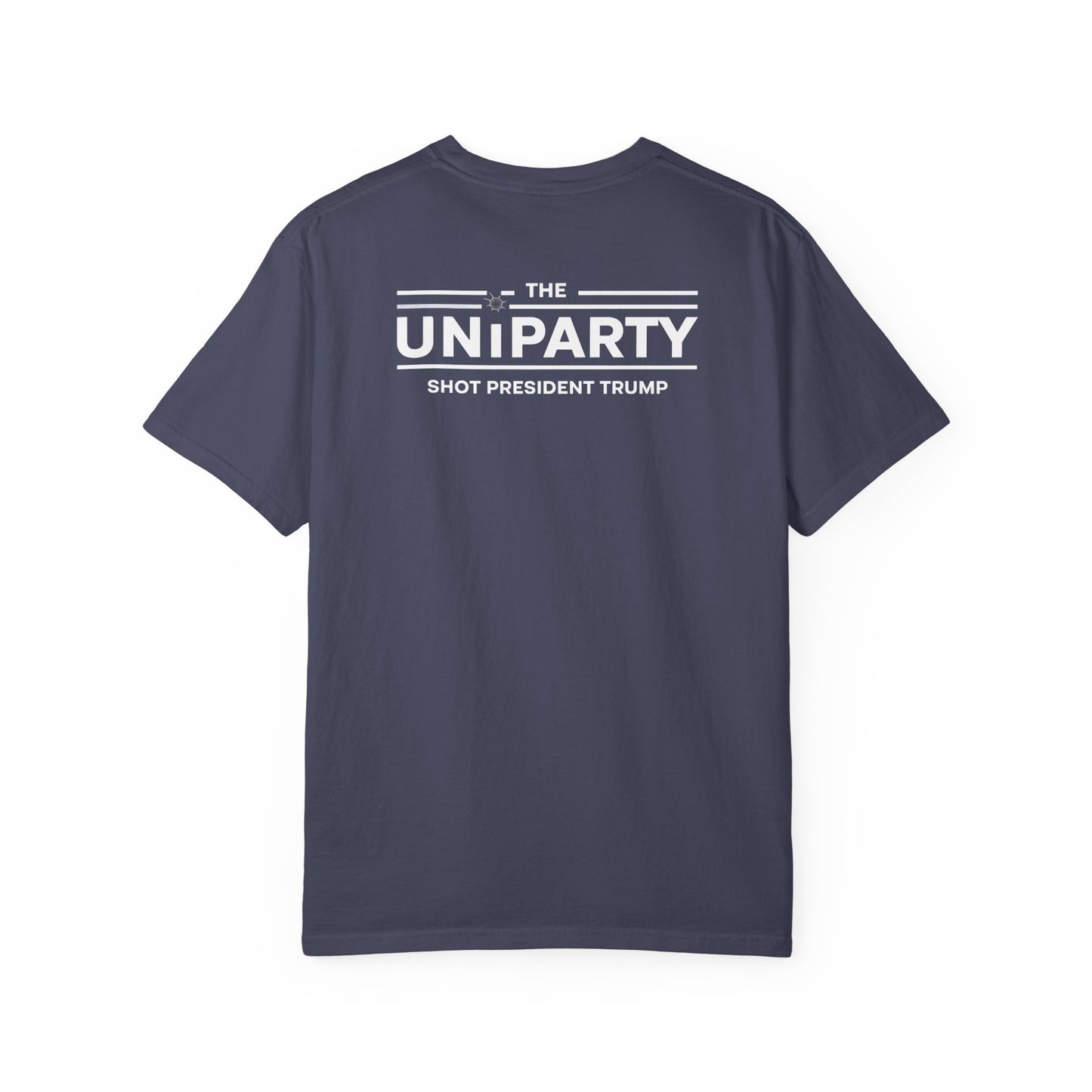 "The Uniparty Shot President Trump" #03, Unisex T-shirt