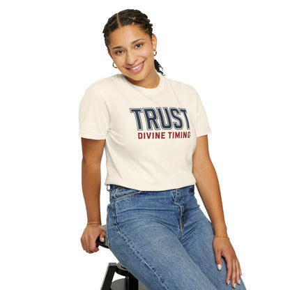 "Trust Divine Timing" #02, Unisex T-shirt