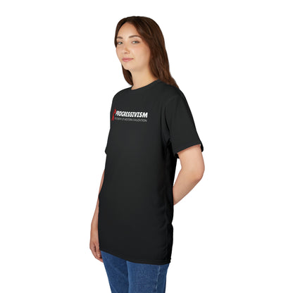 "Progressivism - Enemy of Western Civilization", Unisex Tee (Void Black)