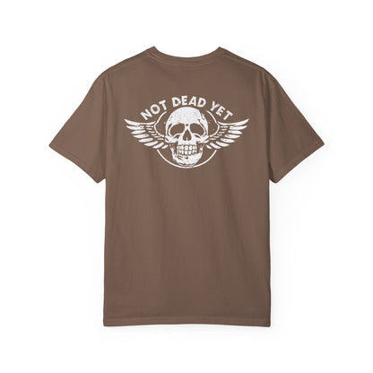 "Not Dead Yet - Winged Skull", Unisex T-shirt