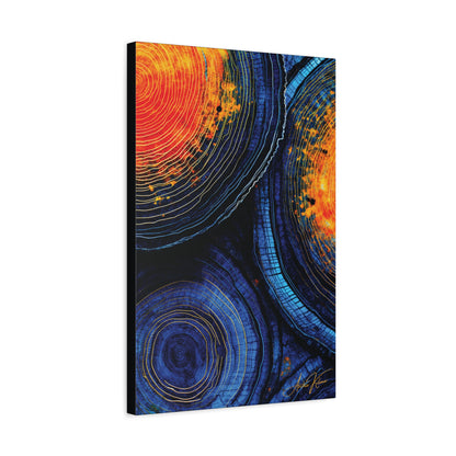 "History's Vibrance", Matte Canvas Fine Art Print