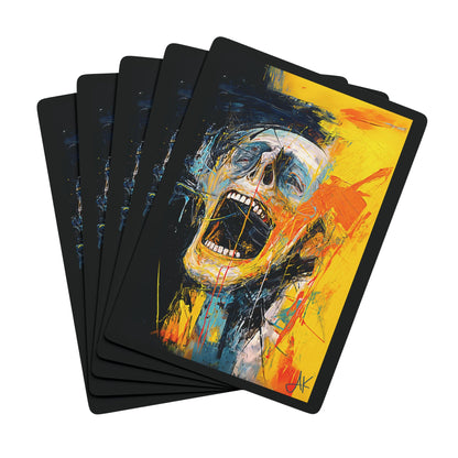 "Behind the Facade", Fine Art Playing Cards (Void Black)