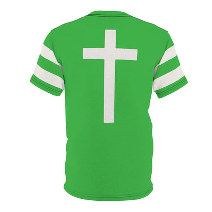"Faith Overcomes Fear", Unisex Tee (Lime Green)