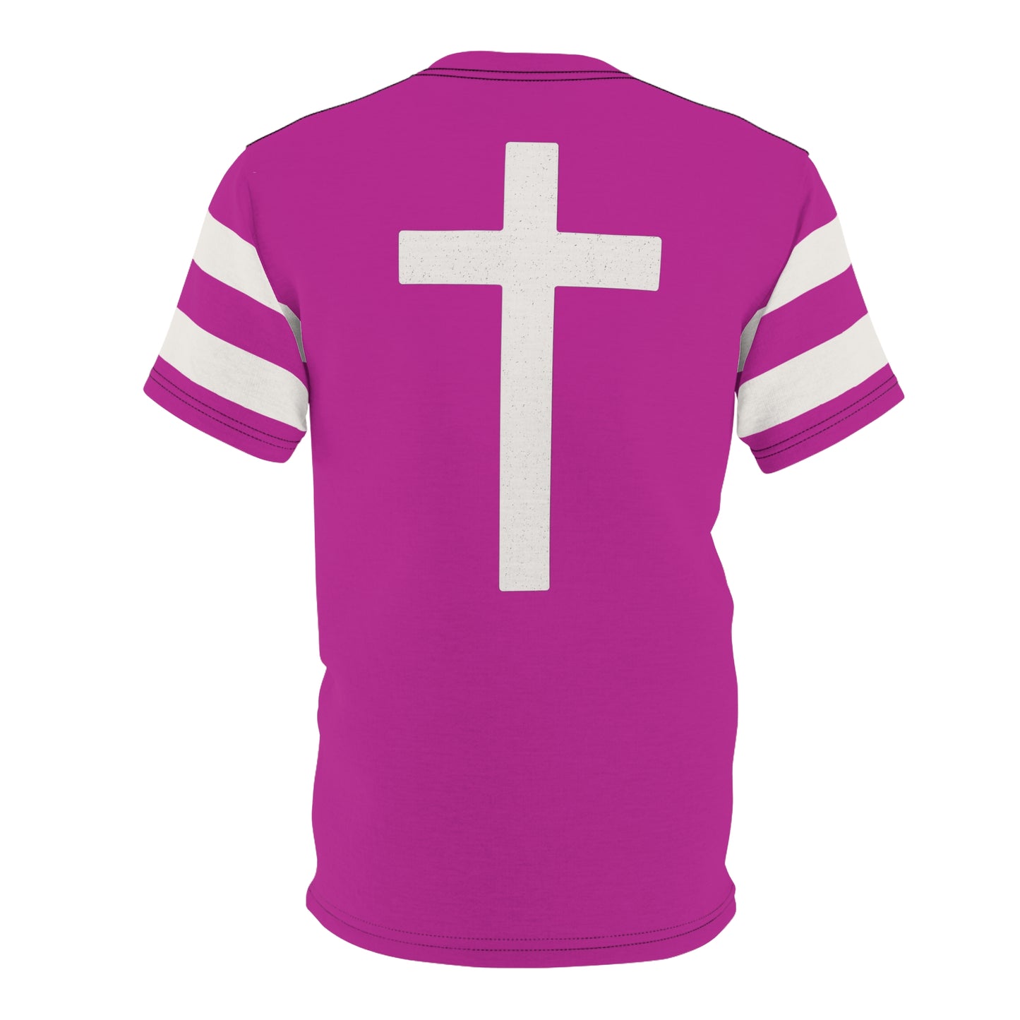 "Faith Overcomes Fear", Unisex Tee (Prairie Foxglove Pink)