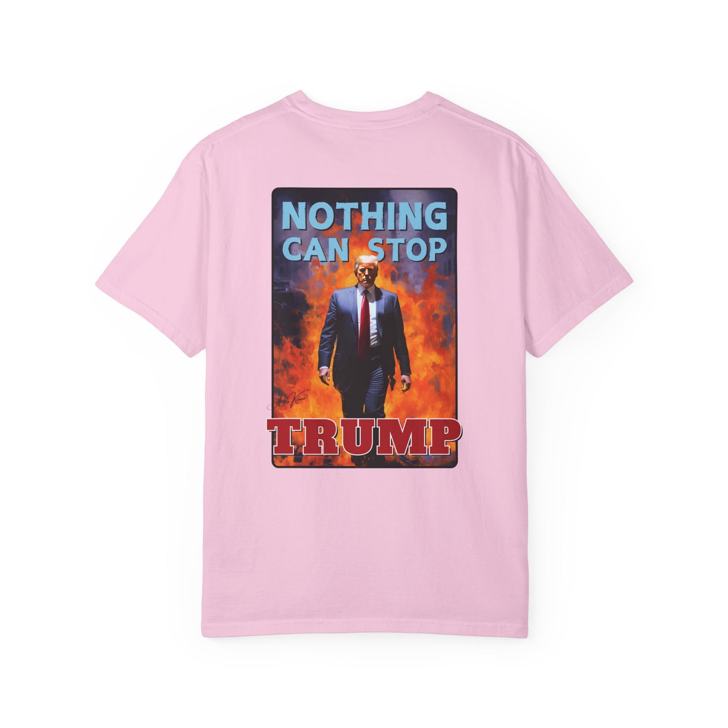 "Nothing Can Stop Trump", Unisex T-shirt (Light Colors)