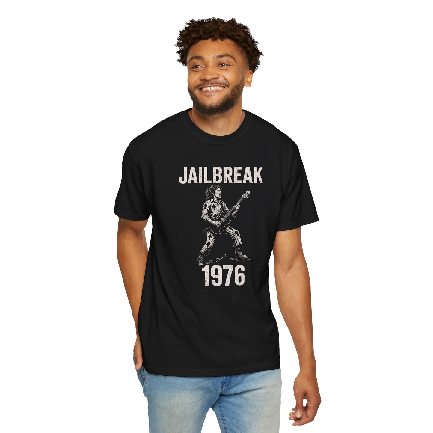 "Jailbreak 1976", Unisex T-shirt (Black)