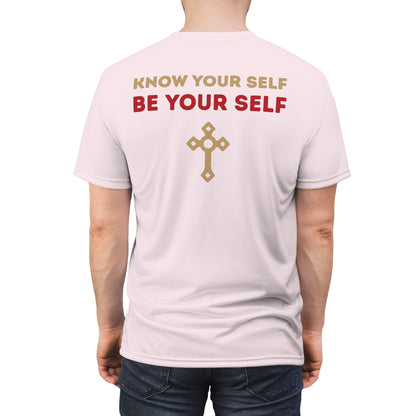 "Know Your Self", Unisex T-shirt (Pink Tutu)