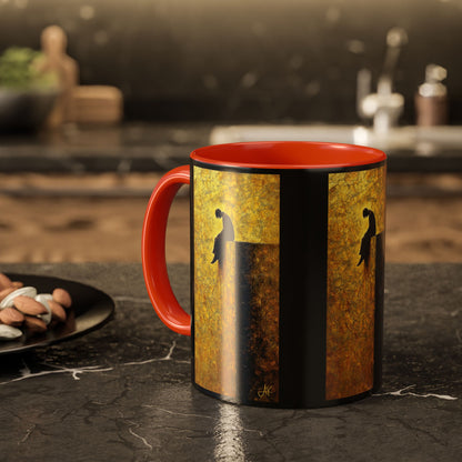 "In Darkest Hour He Is With Me", Colorful Mugs (11oz, 15oz)