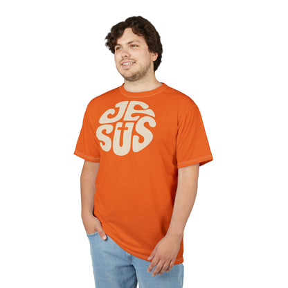"Retro Jesus", Unisex T-shirt (Orange Slice)