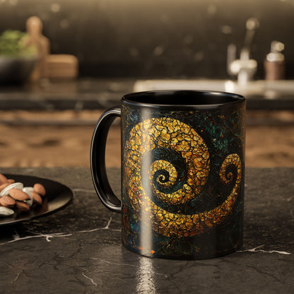 "From Stone to Savior's Light", Colorful Mugs (11oz, 15oz)