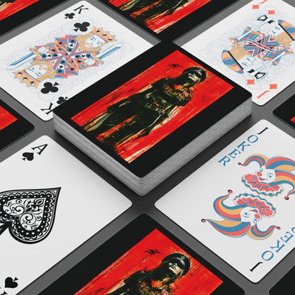 "Hands Up", Fine Art Playing Cards (Void Black)