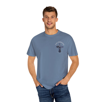 "The Hebrides - Christian since 563 AD", Unisex T-shirt