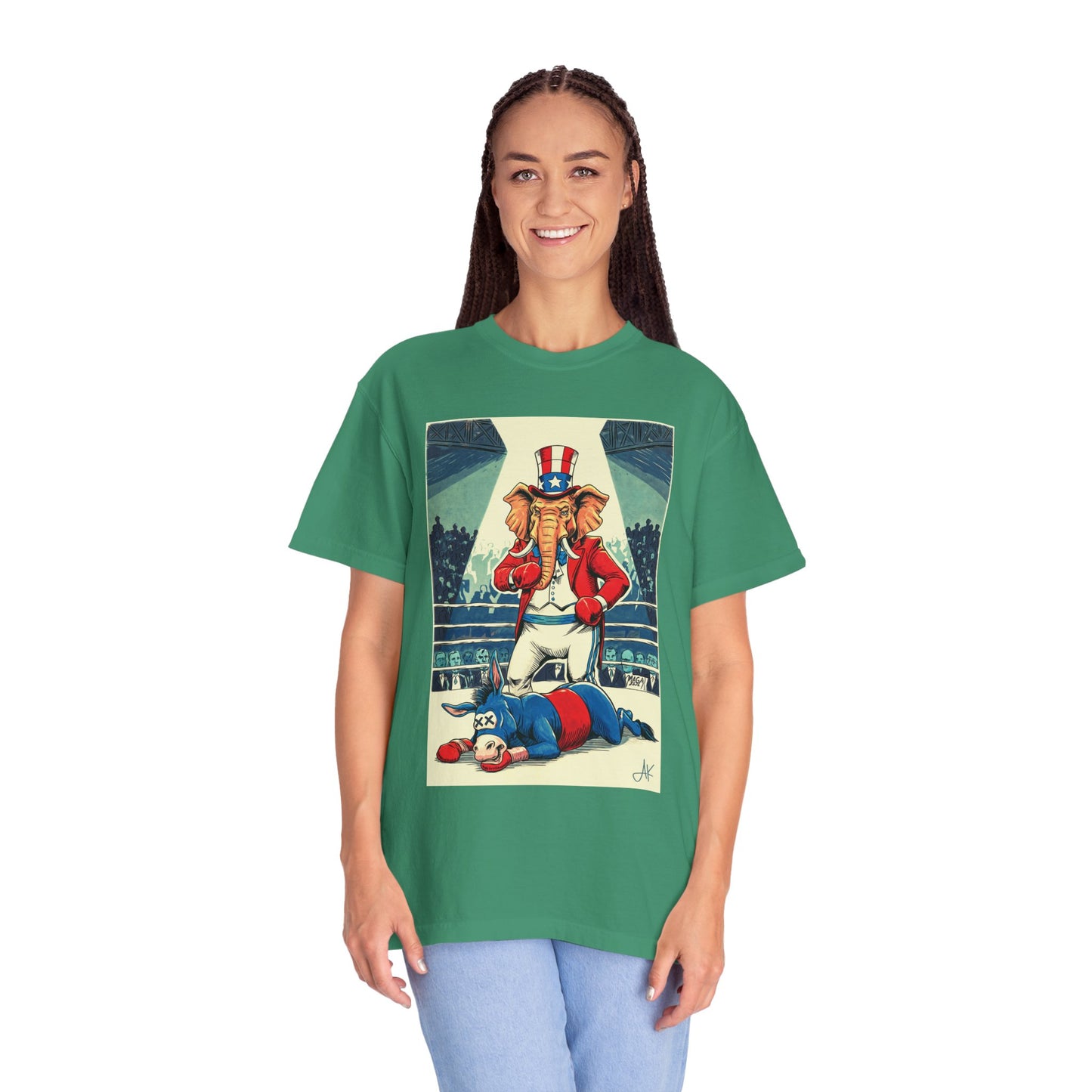 "Brutal Woke Knockout 2024", Unisex T-shirt (Dark Colors)