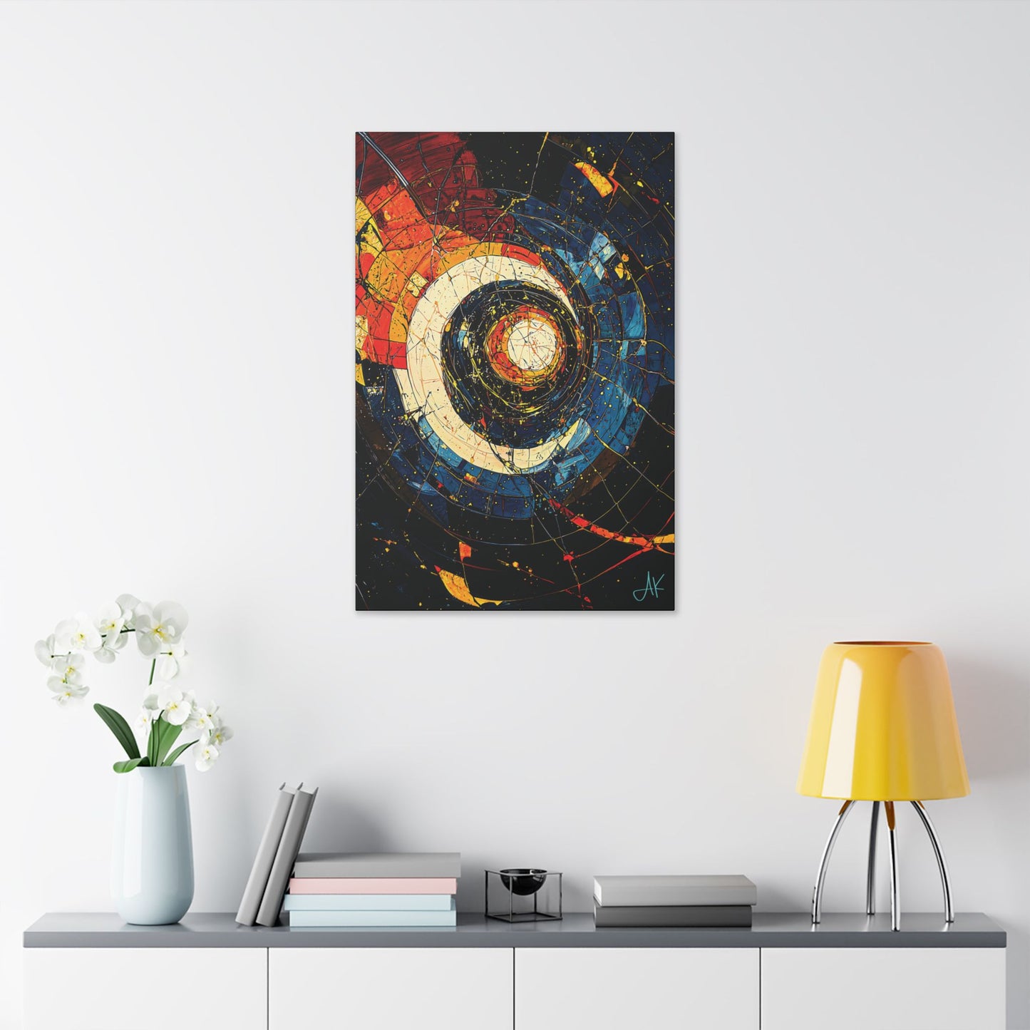 "Shatterdawn Vortex", Stretched Classic Canvas Fine Art Print