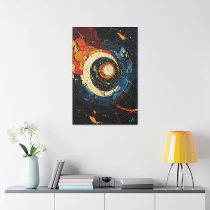 "Shatterdawn Vortex", Stretched Classic Canvas Fine Art Print