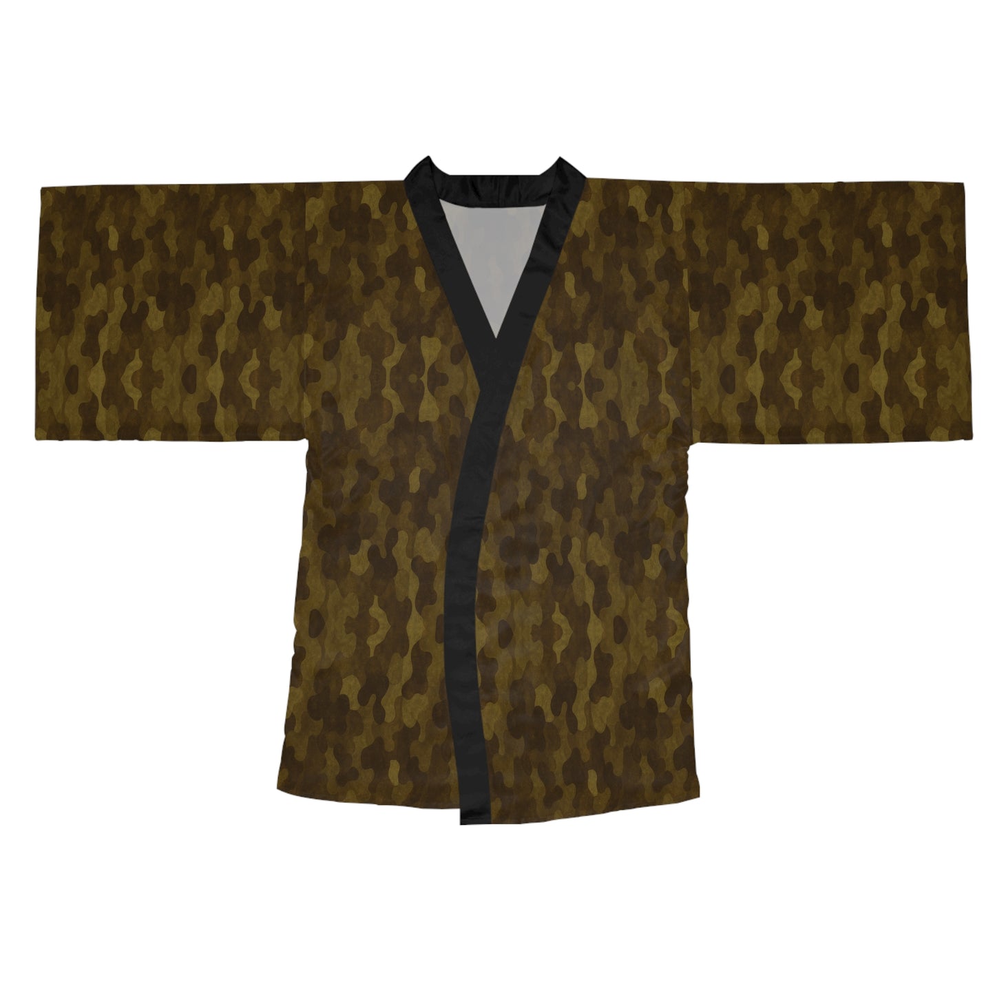 "Swamp Recon Camouflage", Long Sleeve Kimono Robe
