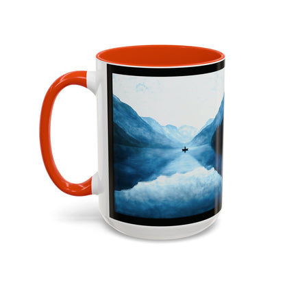 "Connected in Silence - Psalm 46:10", Colorful Mugs (11oz, 15oz)
