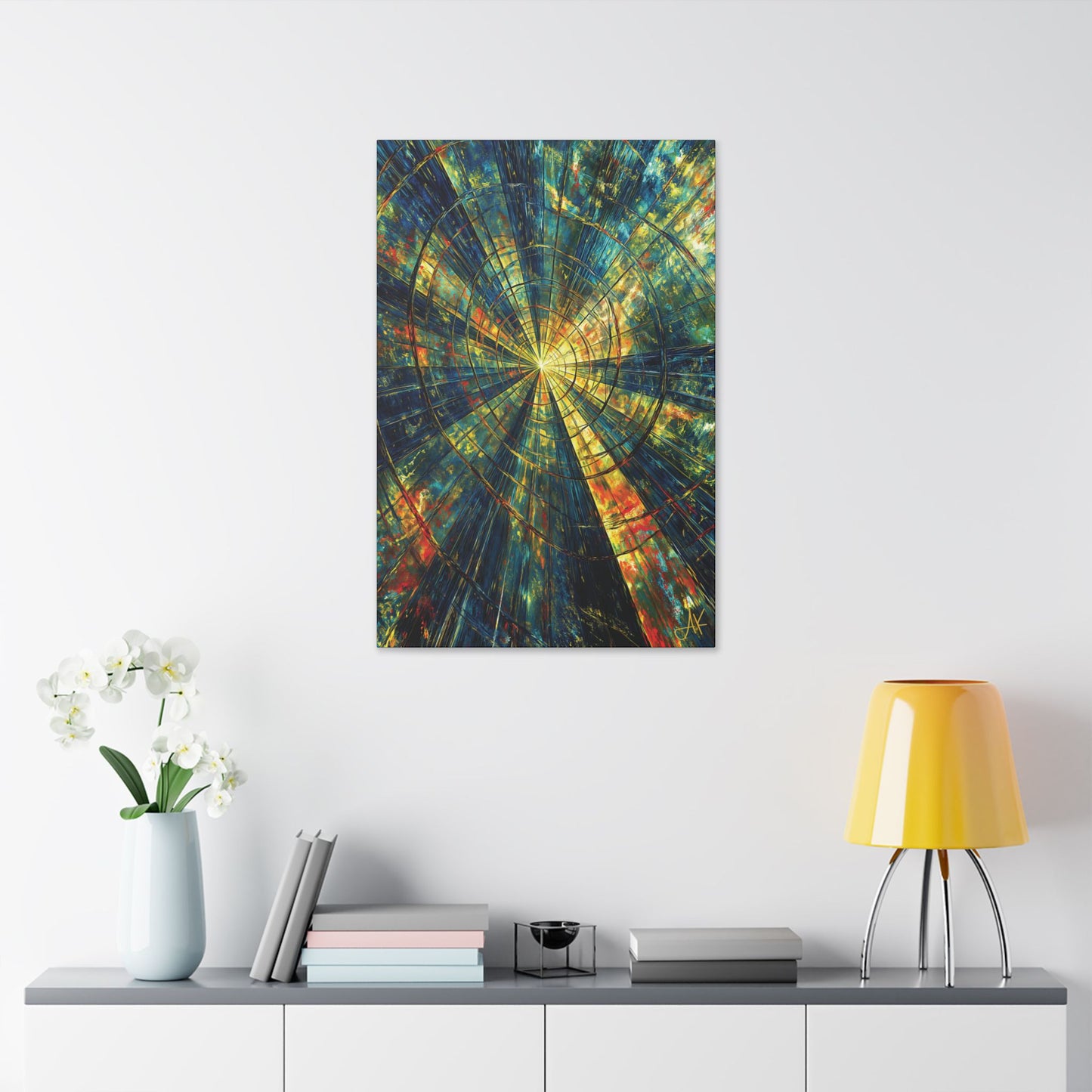 "Afterlife Judgement", Stretched Classic Canvas Fine Art Print