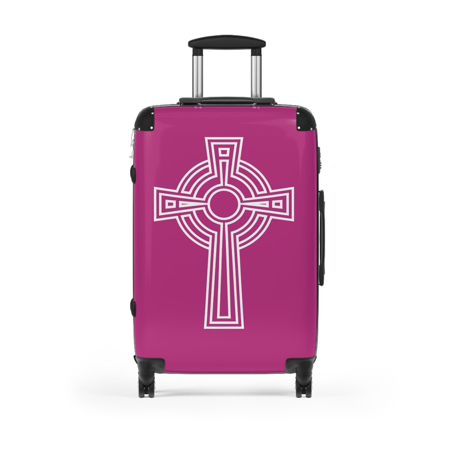 "A Simple High Cross", Suitcases (Dark Pink)