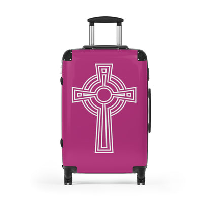 "A Simple High Cross", Suitcases (Dark Pink)