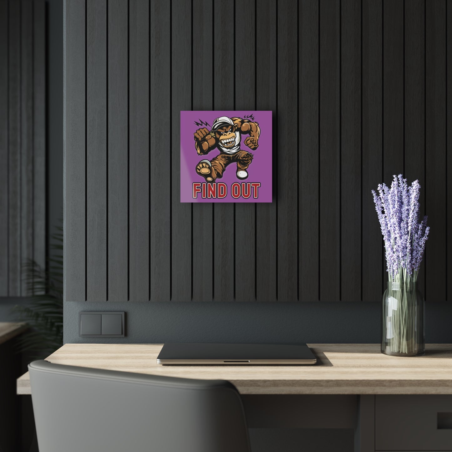 "Find Out", Acrylic Wall Prints (French Cleat Hanging) (Violet Benediction)