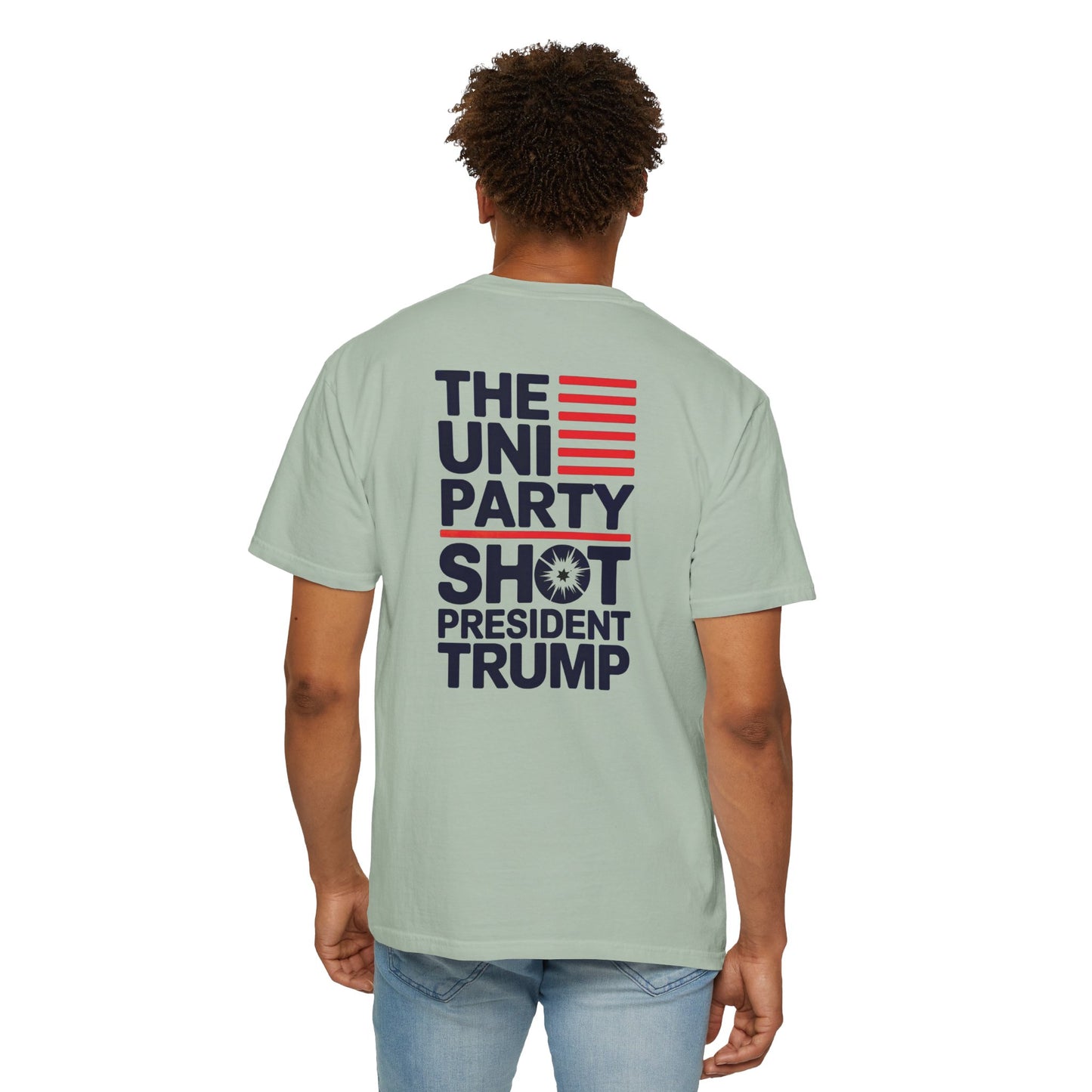"The Uniparty Shot President Trump" #01, Unisex T-shirt