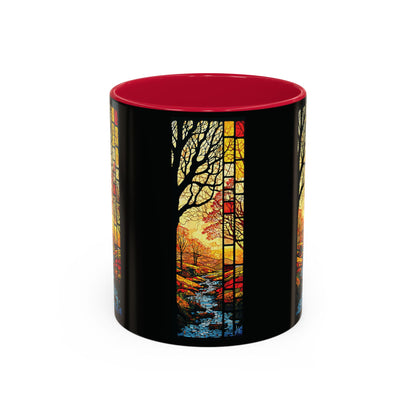 "Realization at 5", Colorful Mugs (11oz, 15oz)