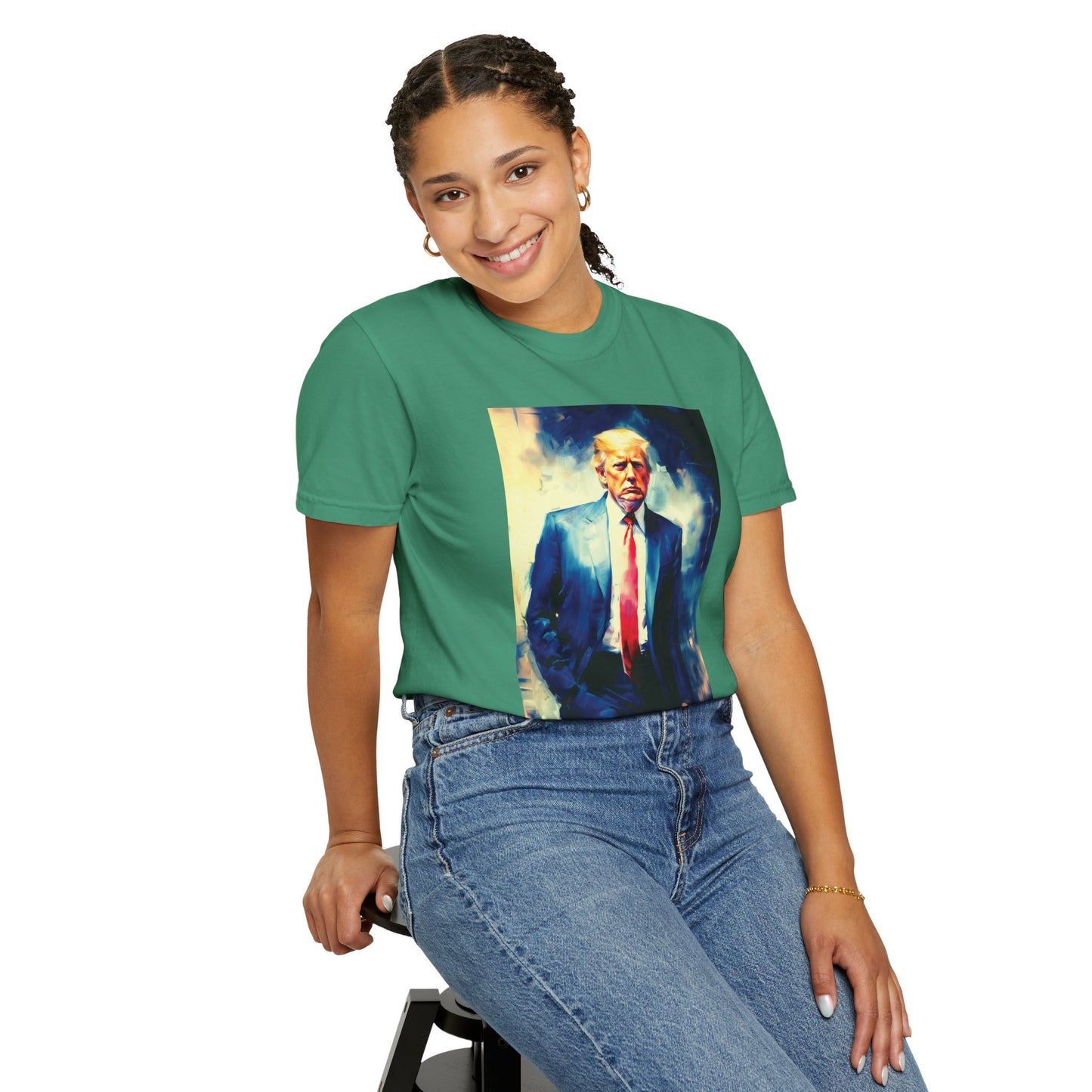 "Trump Portrait No. 6", Unisex T-shirt (Dark Colors)