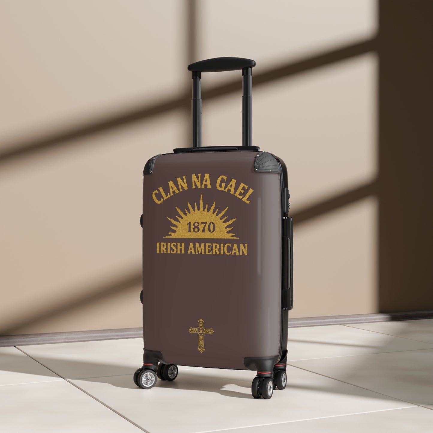 "Clan na Gael - Irish American", Suitcase (Wild Boar Brown)