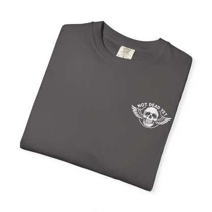 "Not Dead Yet - Winged Skull", Unisex T-shirt