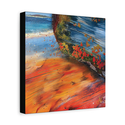 "Landfall Ember – Memories of Ancestral Strakes", Fine Art Matte Canvas, Stretched, 1.25"