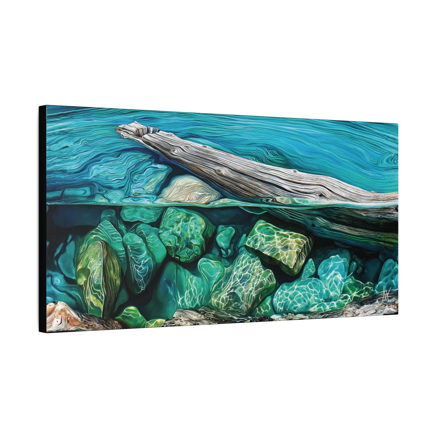 "Underkeel – Stones of the Western Sea", Fine Art Matte Canvas, Stretched, 1.25"