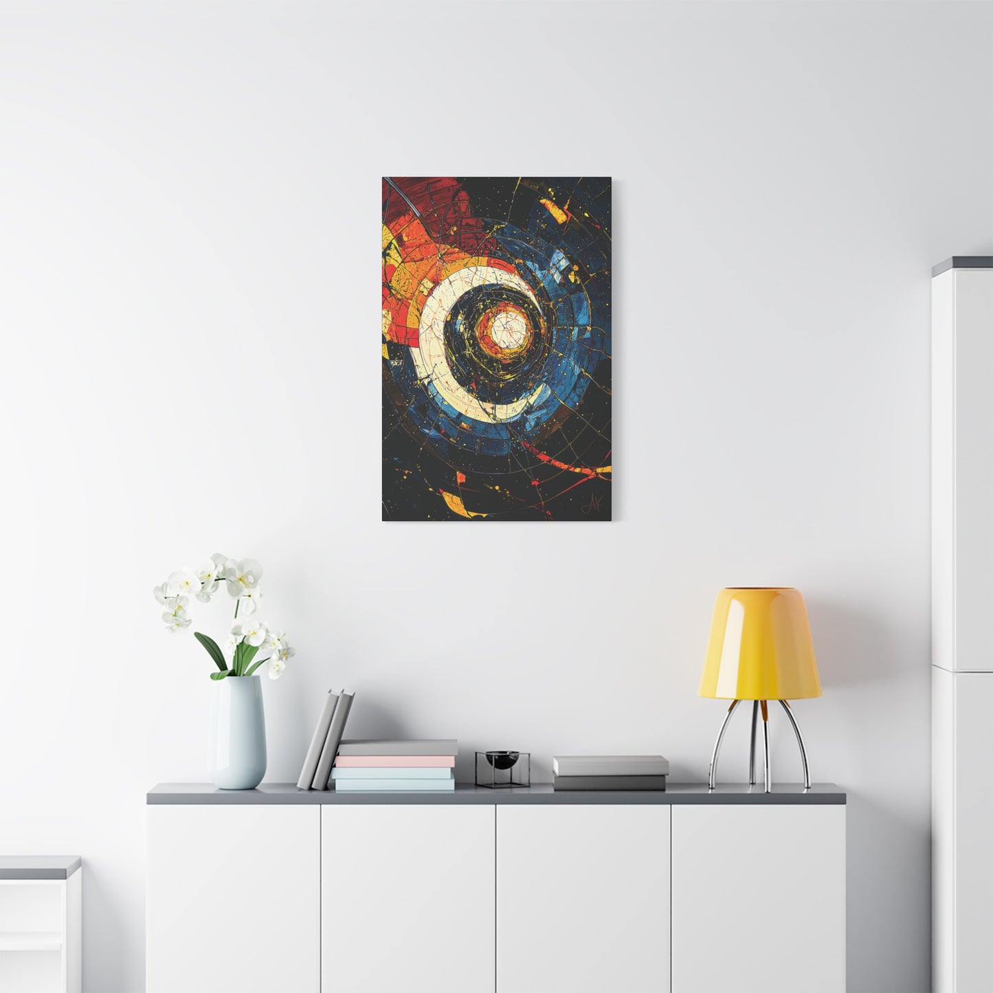 "Shatterdawn Vortex", Fine Art Matte Canvas, Stretched, 1.25"