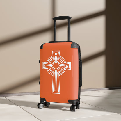 "A Simple High Cross", Suitcases (Dark Orange)