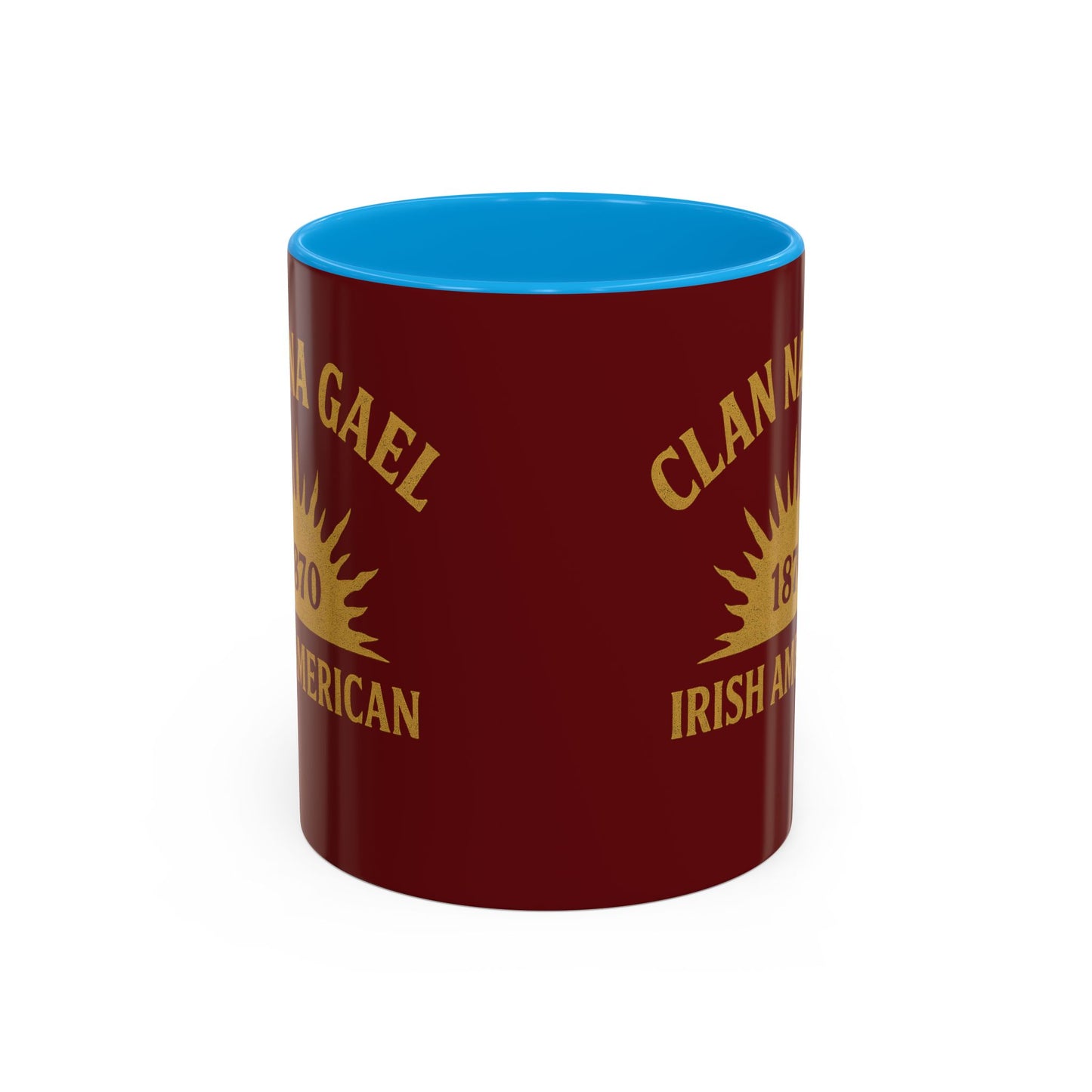 "Clan na Gael - Irish American", Colorful Mugs (11oz, 15oz) (Palladius Red)