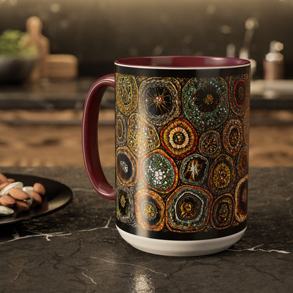 "Every Detail, His Design", Colorful Mugs (11oz, 15oz)