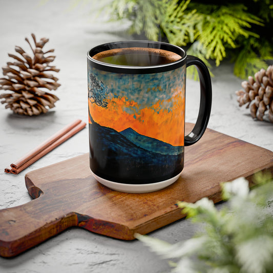 "Even Now, I Will Trust" Habakkuk 3:17-18 (NIV), Colorful Mugs (11oz & 15oz)