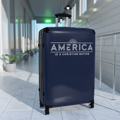 "America is a Christian Nation", Suitcases (Dark Blue)