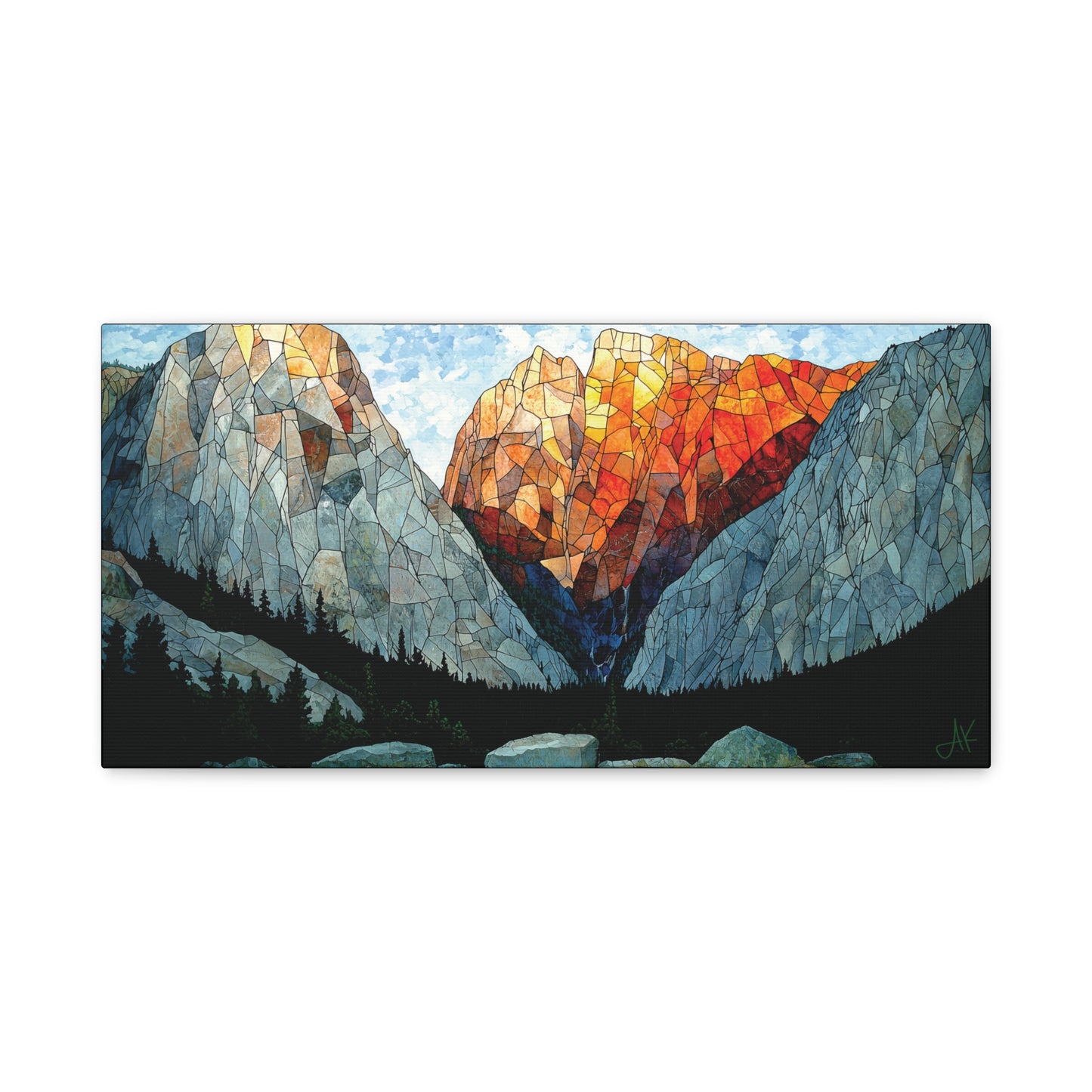 "After the Ice, Before the Gaels", Fine Art Matte Canvas, Stretched, 1.25"