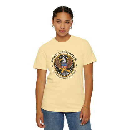 "Paleo-Libertarian" #01, Unisex T-shirt (Light Colors)