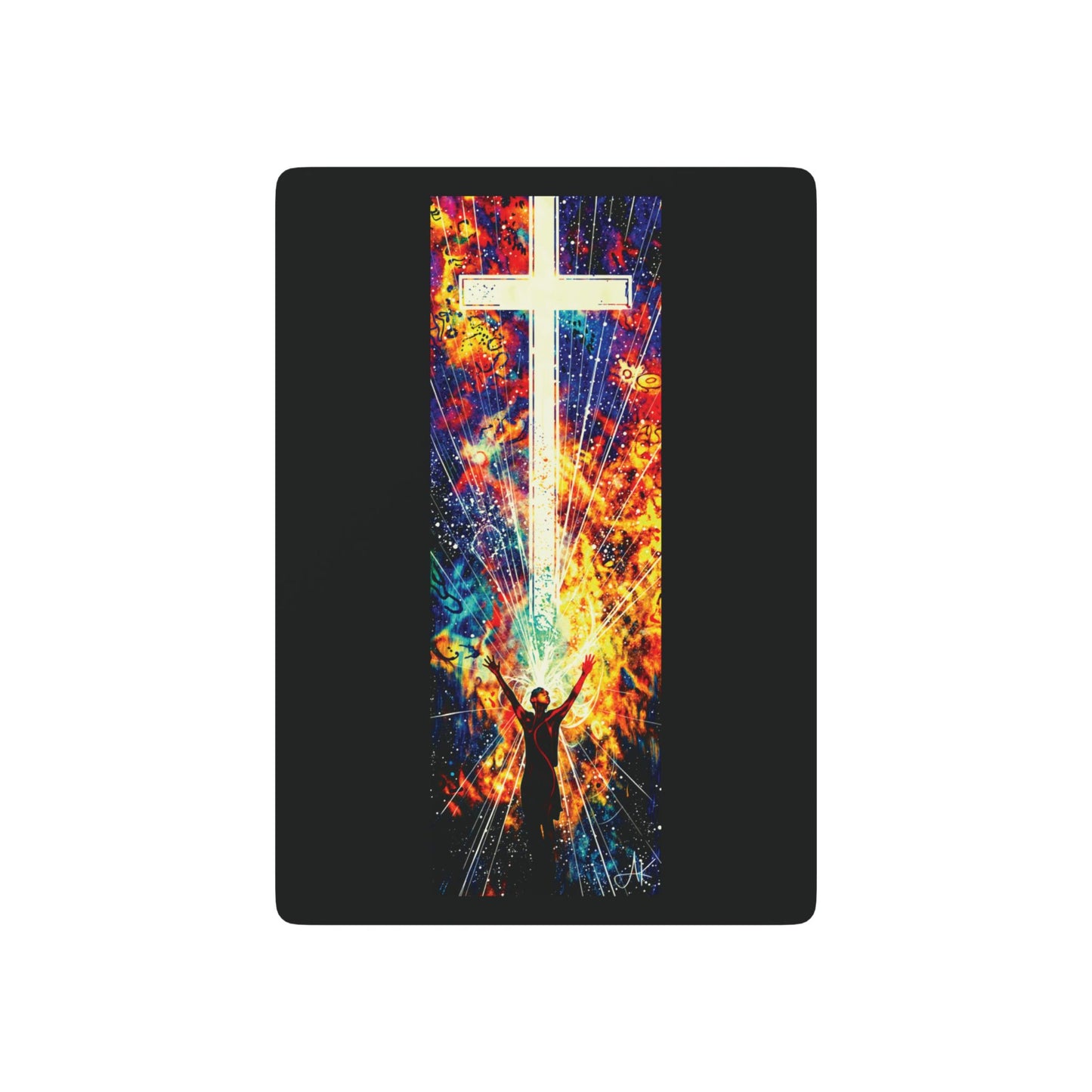 "Saved", Christian Fine Art Playing Cards (Void Black)