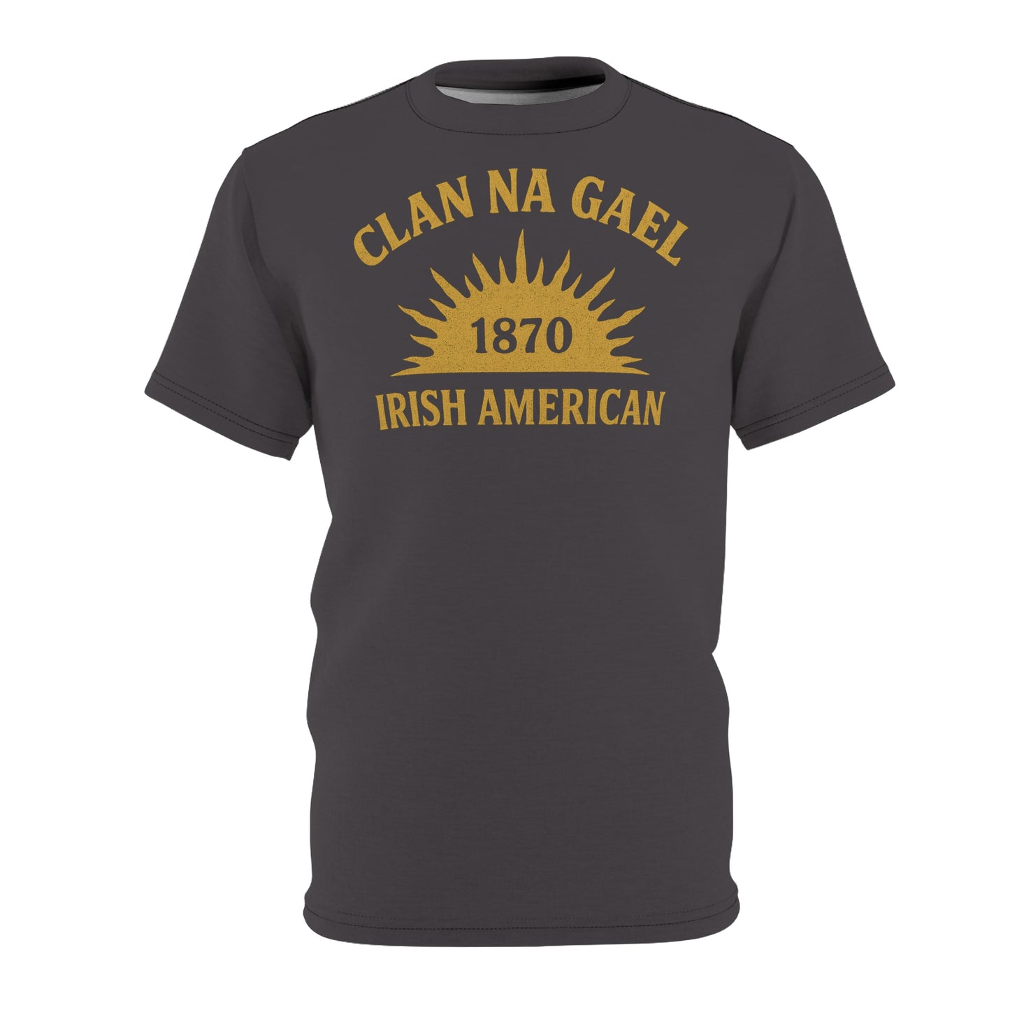 "Clan na Gael - Irish American", Unisex T-shirt (Gallowglass Grey)