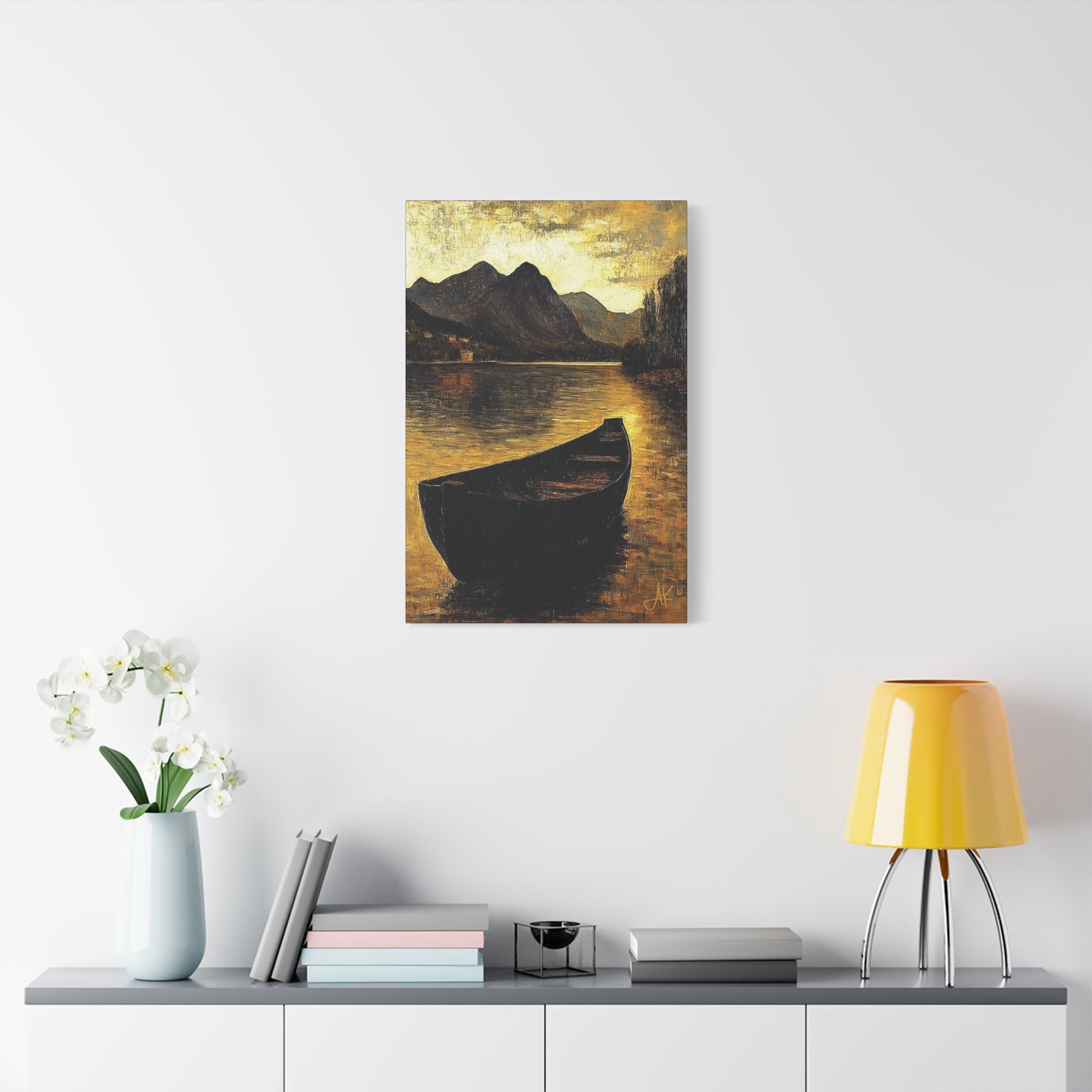 "By Oar and Tide: Ancient Gaelic Highways", Fine Art Matte Canvas, Stretched, 1.25"