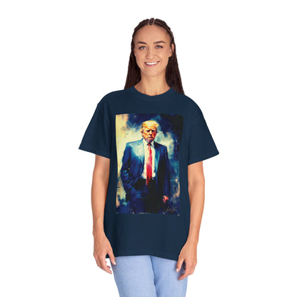 "Trump Portrait No. 6", Unisex T-shirt (Dark Colors)