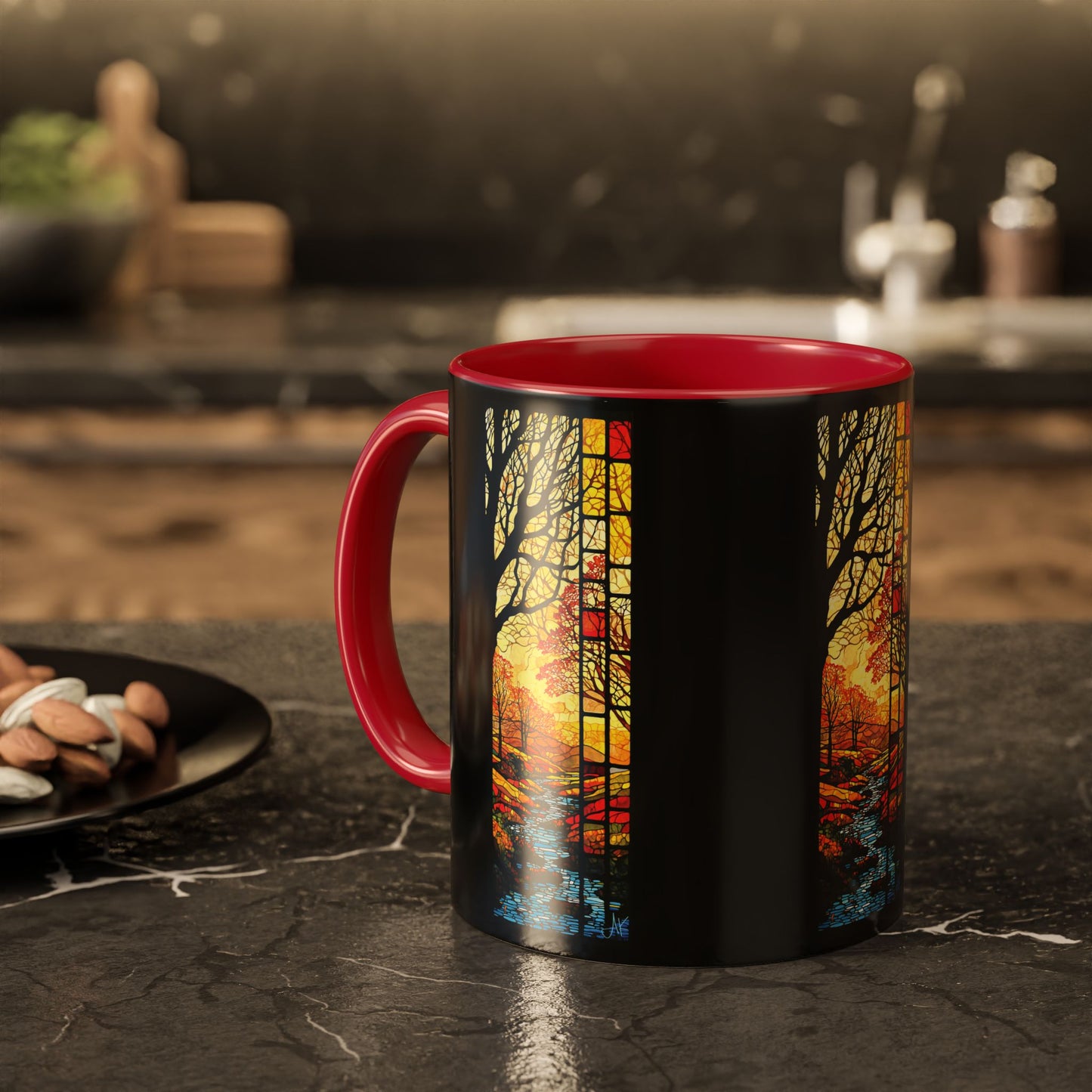 "Realization at 5", Colorful Mugs (11oz, 15oz)