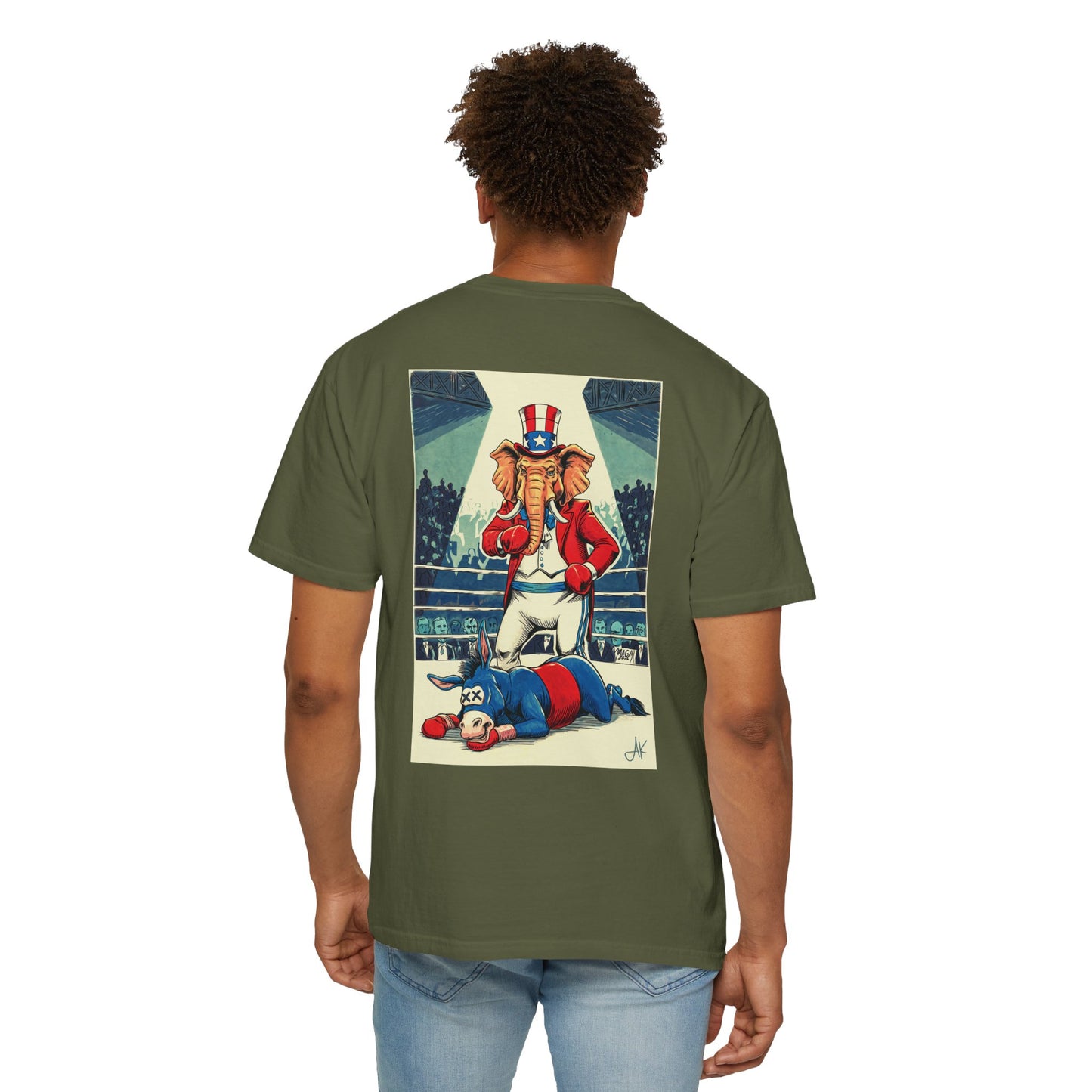 "Brutal Woke Knockout 2024", Unisex T-shirt (Dark Colors)
