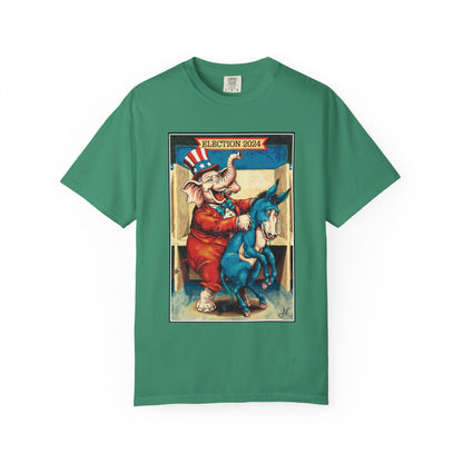 "MAGA Spanked the Donkeys 2024", Unisex T-shirt (Dark Colors)