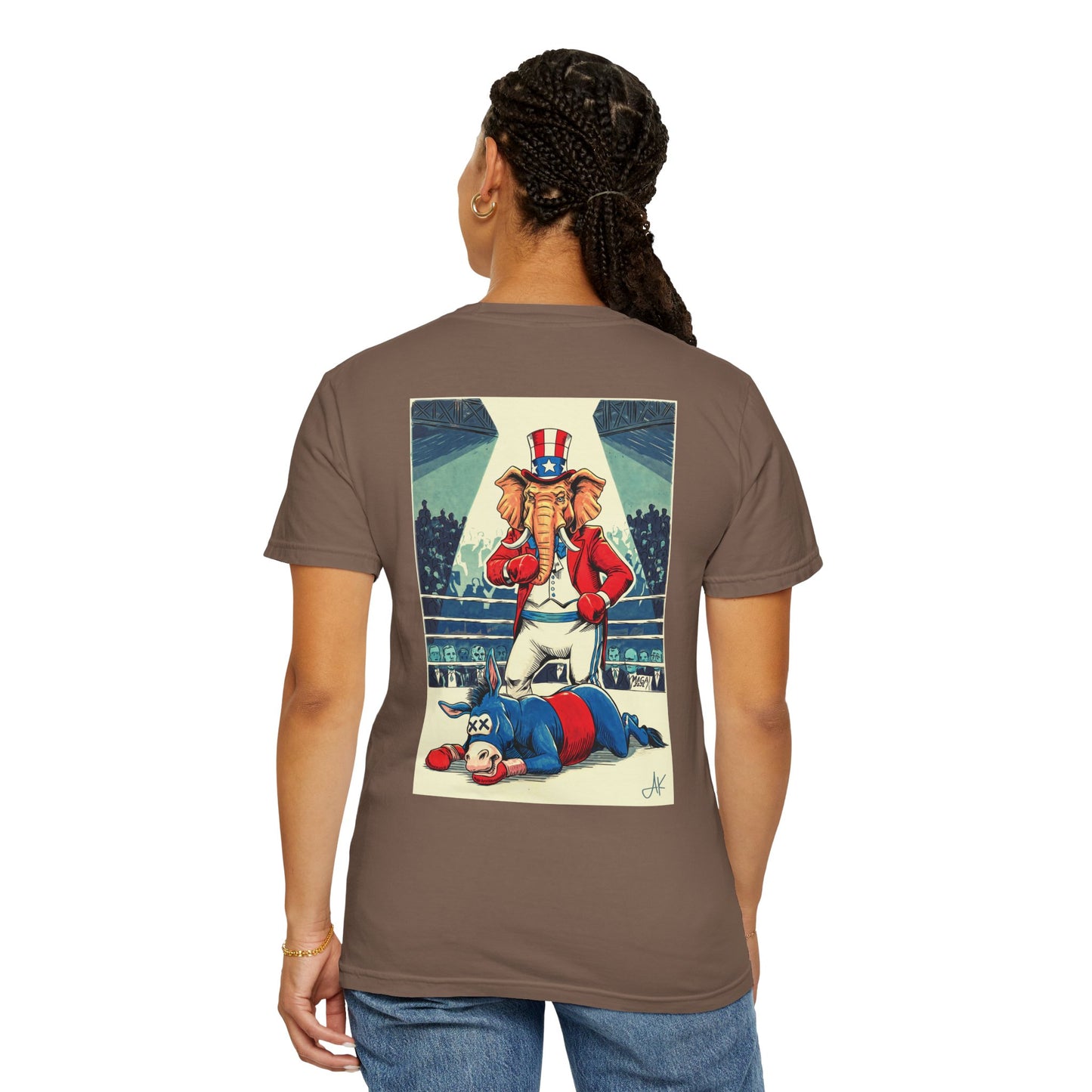 "Brutal Woke Knockout 2024", Unisex T-shirt (Light Colors)