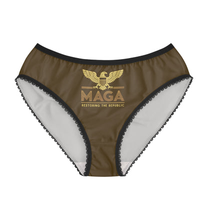 "MAGA - Restoring the Republic", Women's Briefs (Oathmetal)