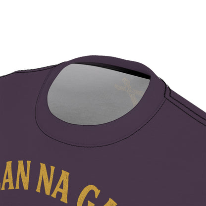 "Clan na Gael - Irish American", Unisex T-shirt (Purple Verbena)